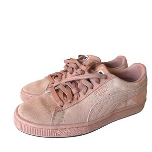 Puma Suede Classic x Mac One Creme De Nude Lipstick Womens Shoes US Size 6.5